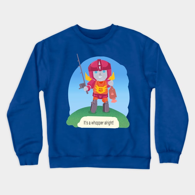 it's a whopper alright Crewneck Sweatshirt by inkpocket